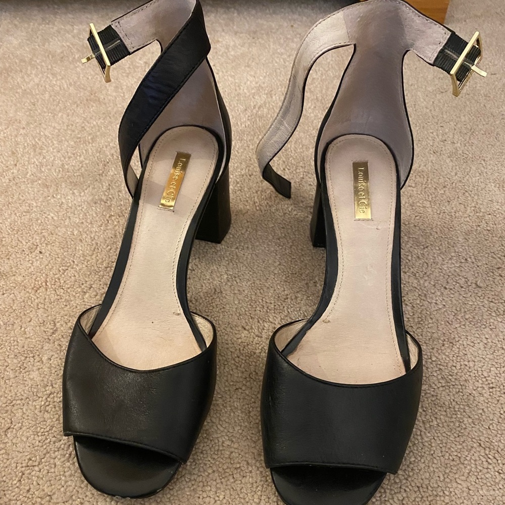 Louise et Cie black heels